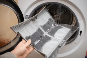 clean washing machine filter